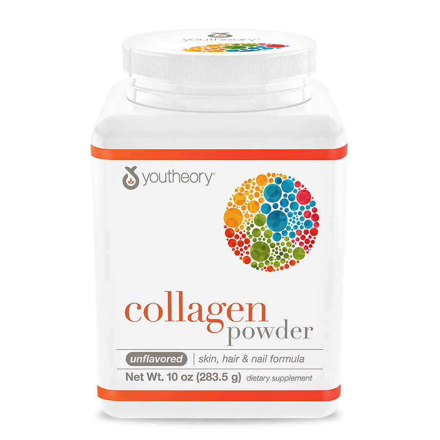 Collagen Powder Unflavored Bottle Front Side