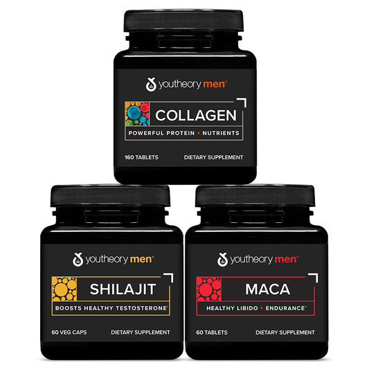 mens 3 pack collagen shilajit maca