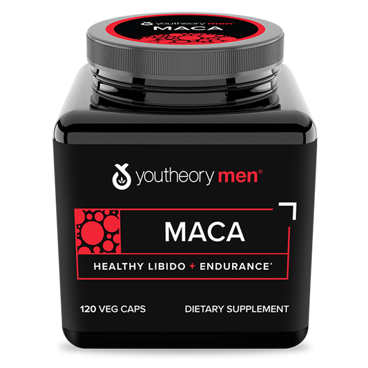 mens maca 120ct capsules front side