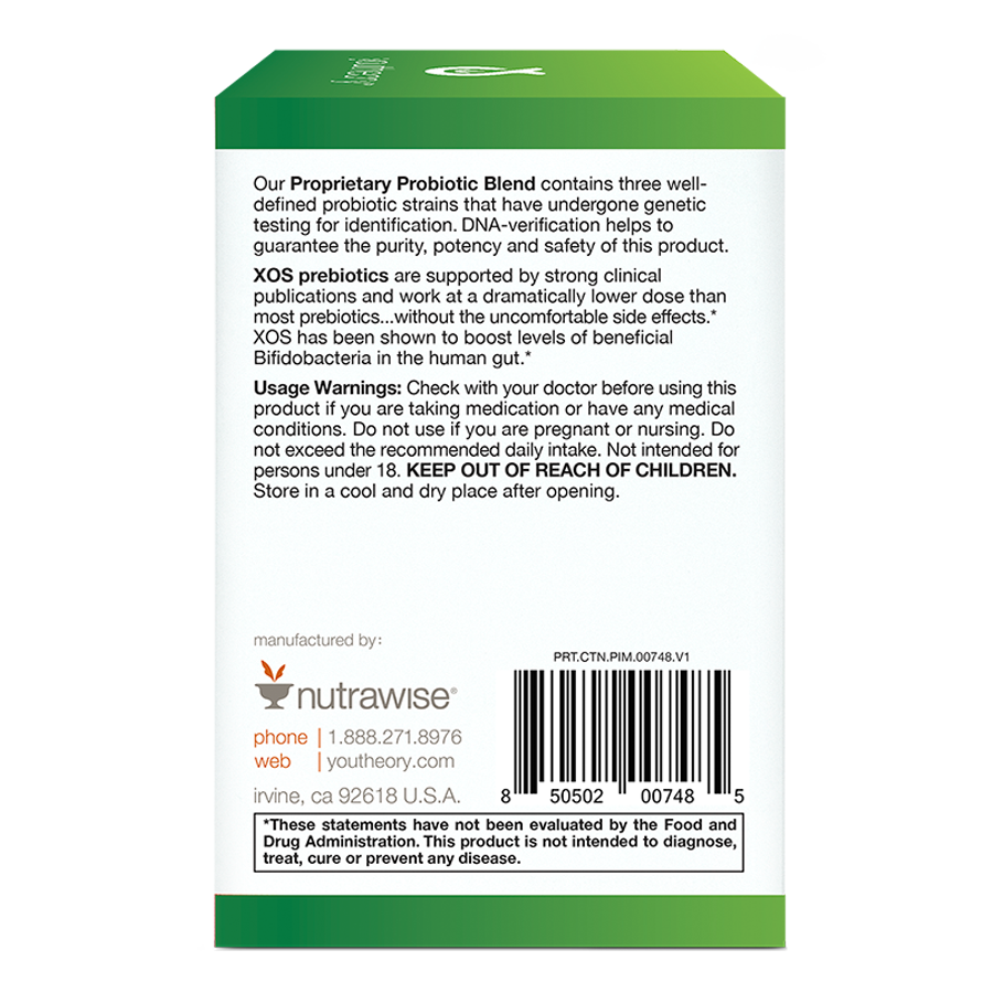 Probiotic Instant Mix Box Back Side
