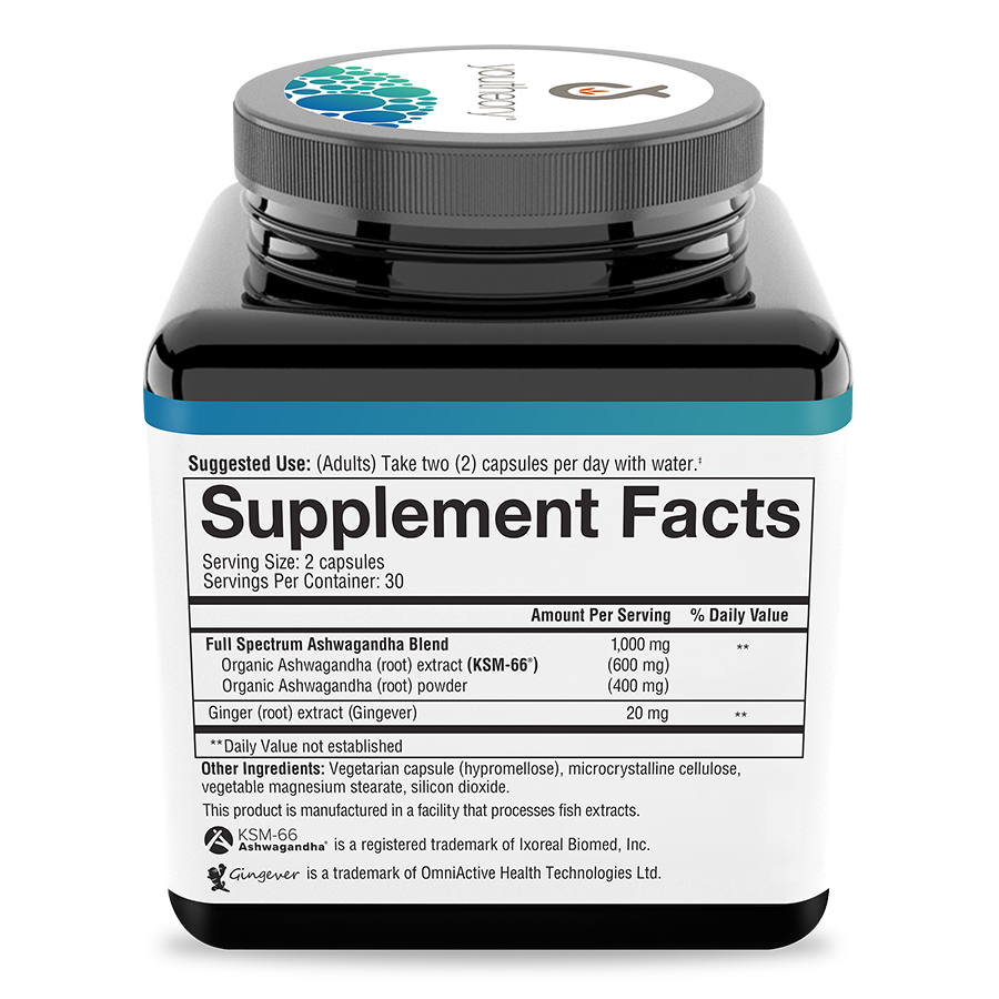 Ashwagandha Bottle Right Side