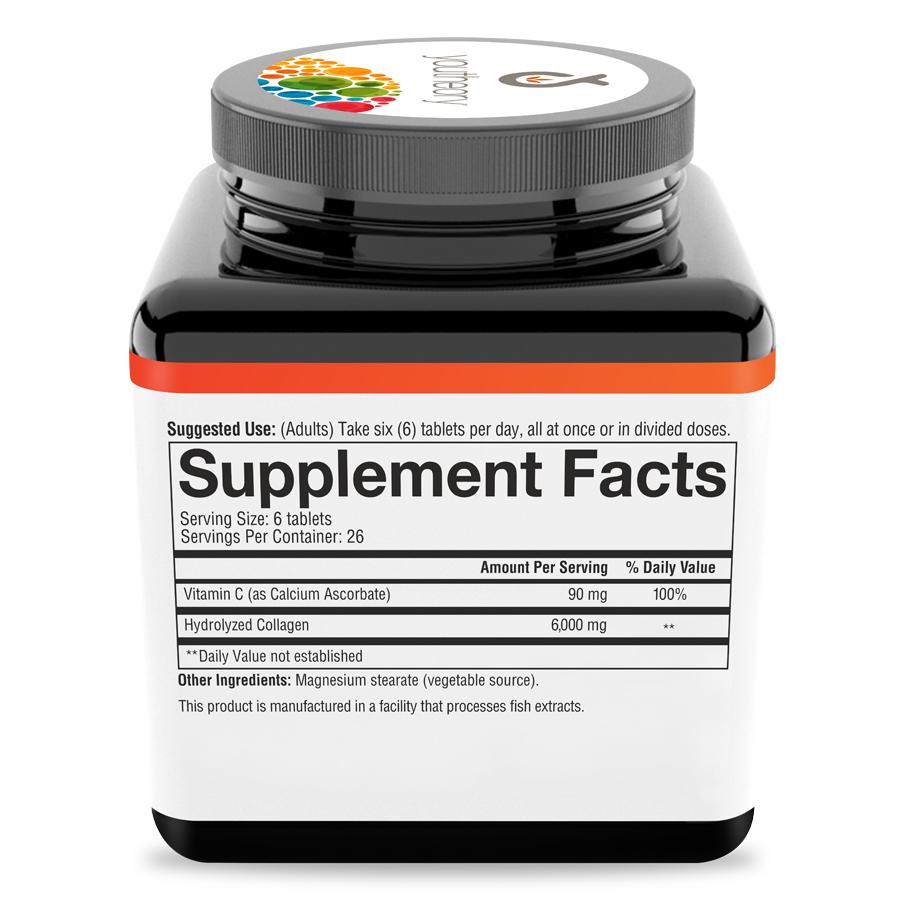 Collagen 160 Tablets Bottle Right View