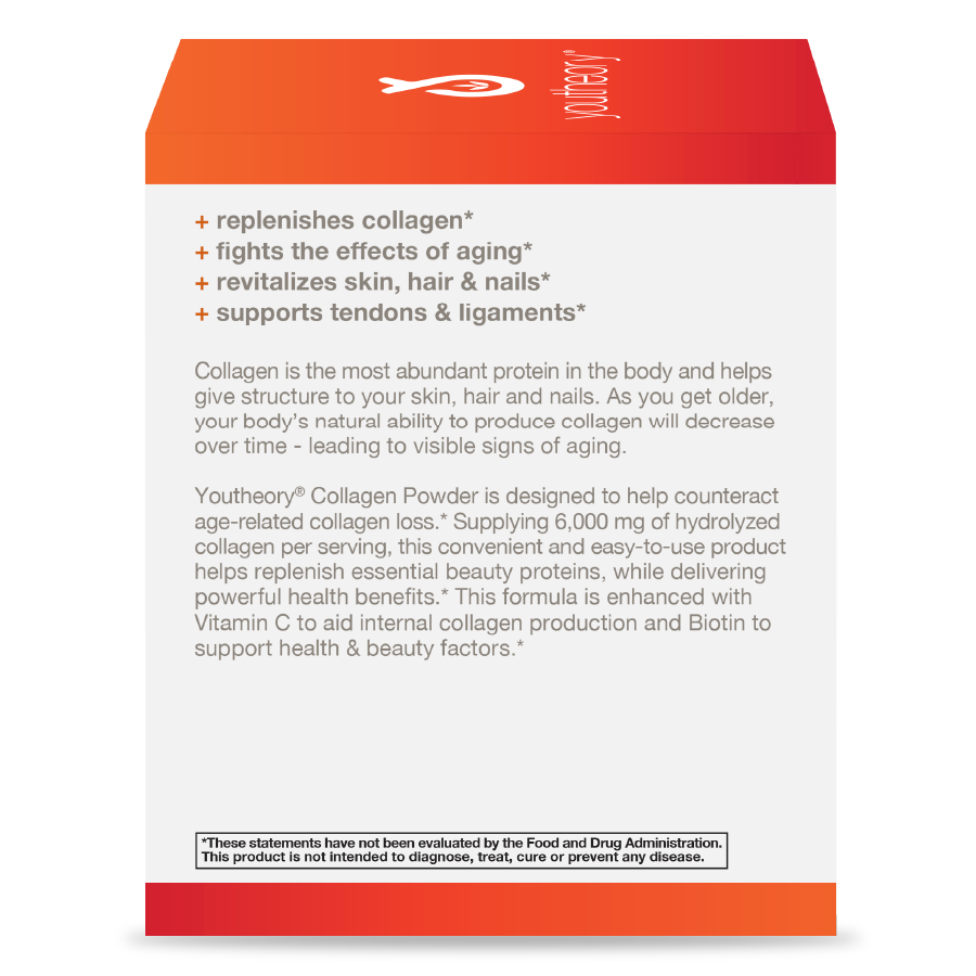 Collagen Powder Vanilla Flavor Box Left Side