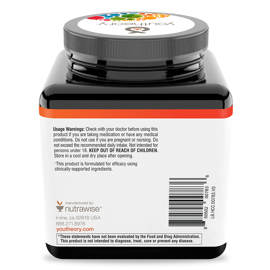 Heart Collagen 150 Tablets Bottle Back Side