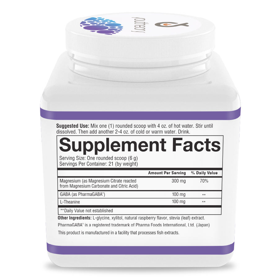 Relax Magnesium Powder Bottle Right Side