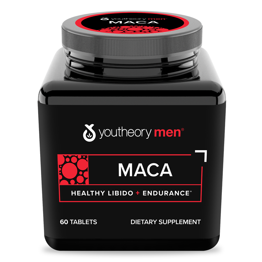 mens maca 60ct tablets front side