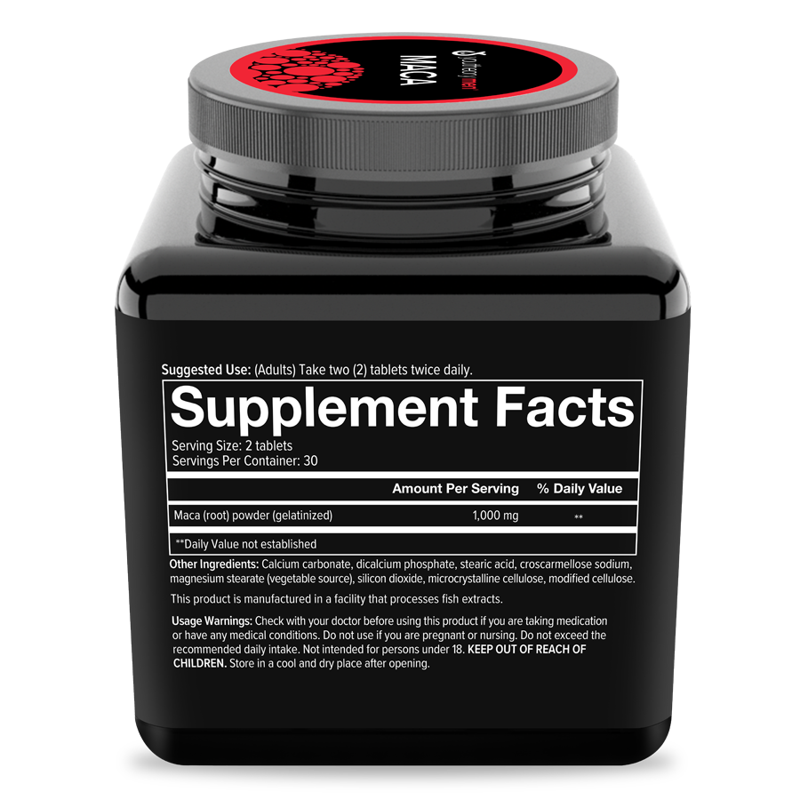 mens maca 60ct tablets rightt side