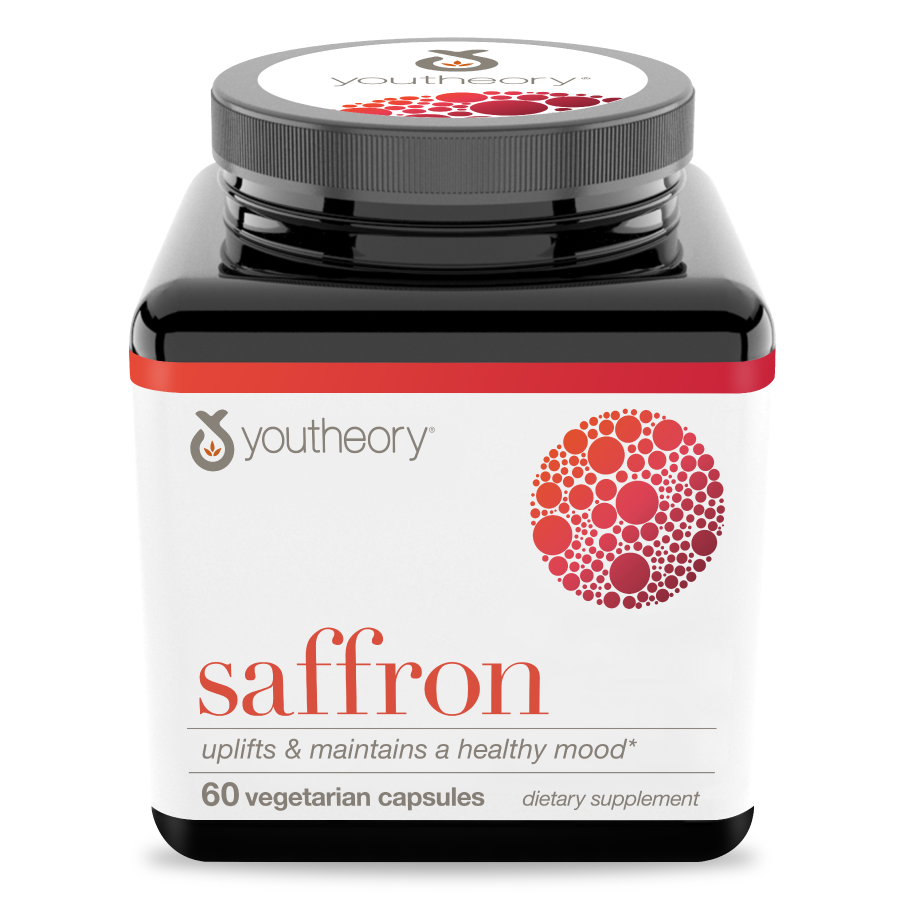 Saffron 60 Capsules Bottle Front Side