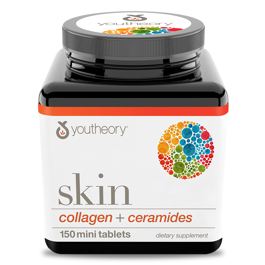 Skin Collagen+ 150 Tablets Bottle Front Side