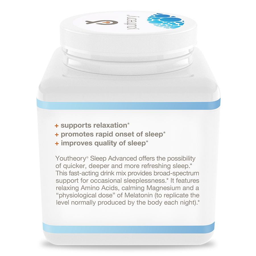 Sleep Powder 6.0 oz Bottle Left Side