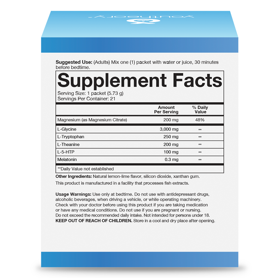 Sleep Powder 21 ct Box Right Side