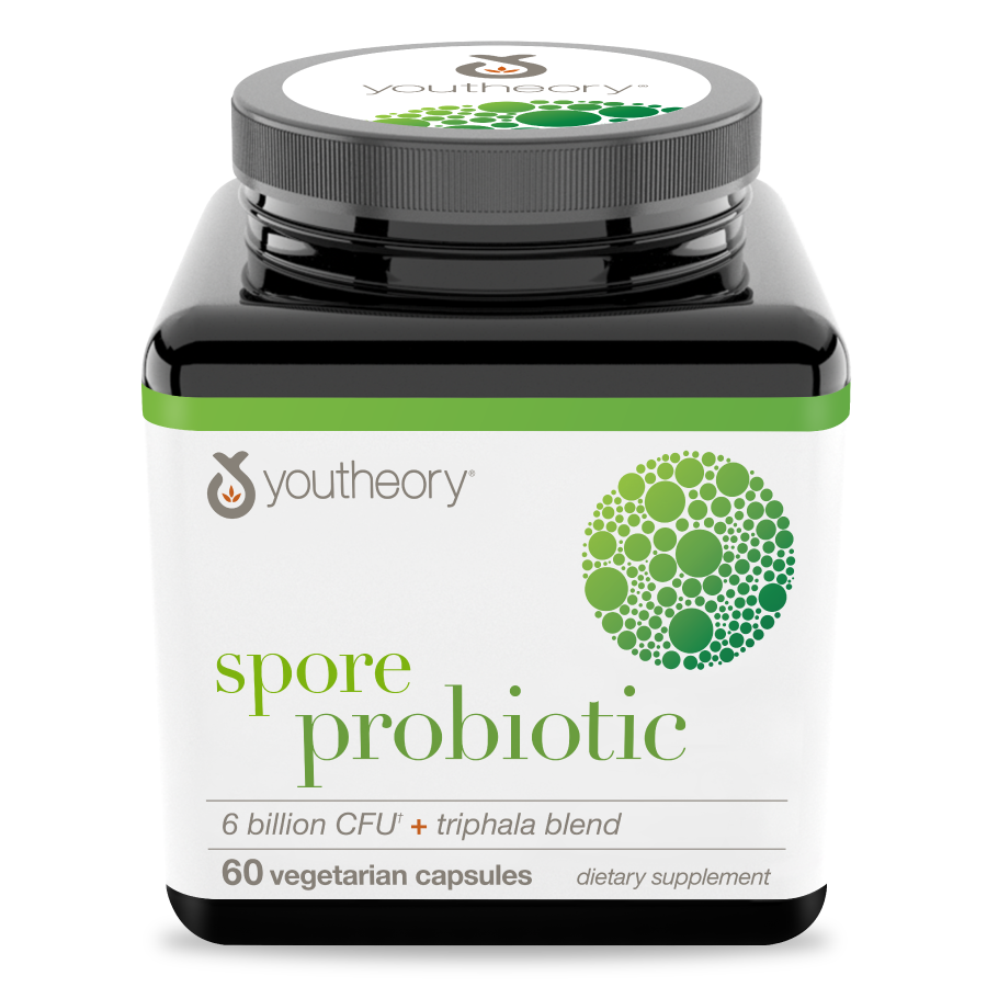Spore Probiotic 60 Capsules Bottle Front Side