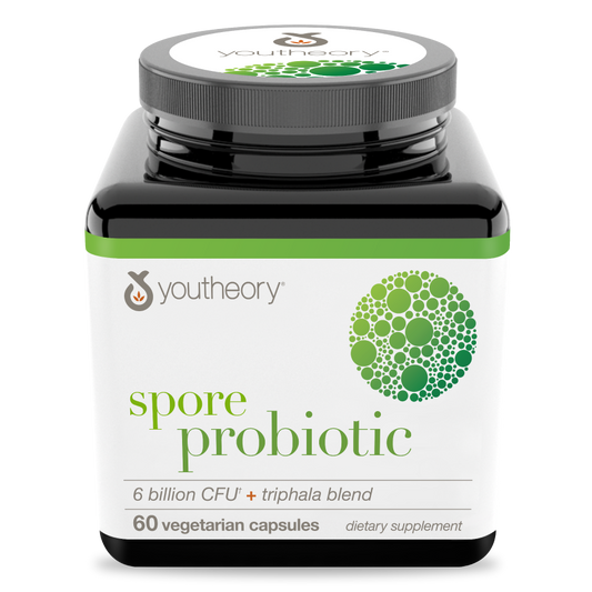 Spore Probiotic 60 Capsules Bottle Front Side