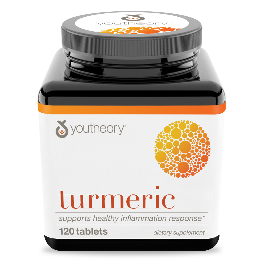 Turmeric 120 Tablets Bottle Front Side