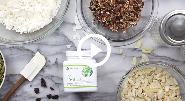 Paleo Cherry-Vanilla Probiotic Granola