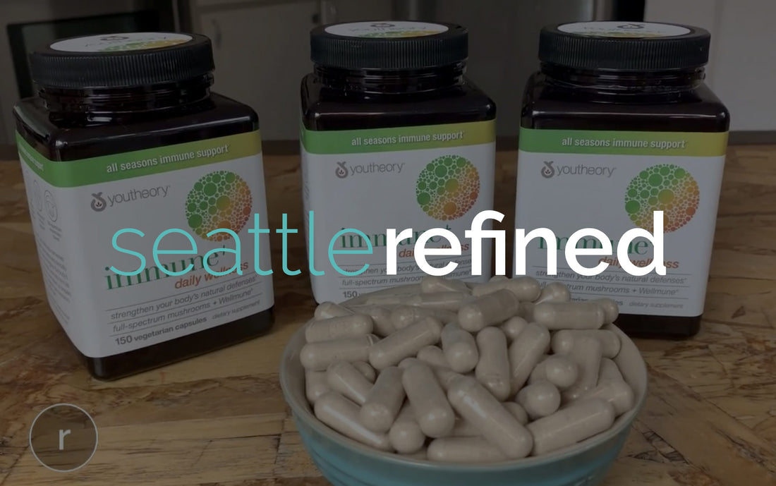 Three Immune Daily wellness 150ct Bottles|youtheory-grace-gold|Three Immune+ Daily wellness 150ct Bottles