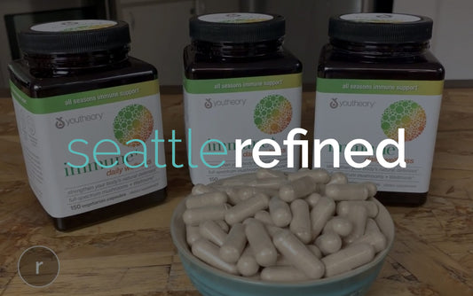 Three Immune Daily wellness 150ct Bottles|youtheory-grace-gold|Three Immune+ Daily wellness 150ct Bottles