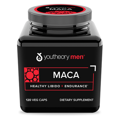 mens maca 120ct capsules front side