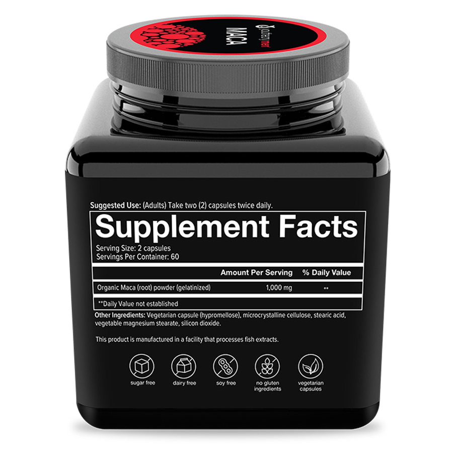 mens maca 120ct capsules rightt side