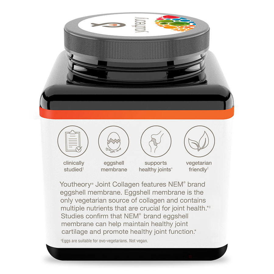 Vegetarian Joint Collagen 60ct Capsules Left Side