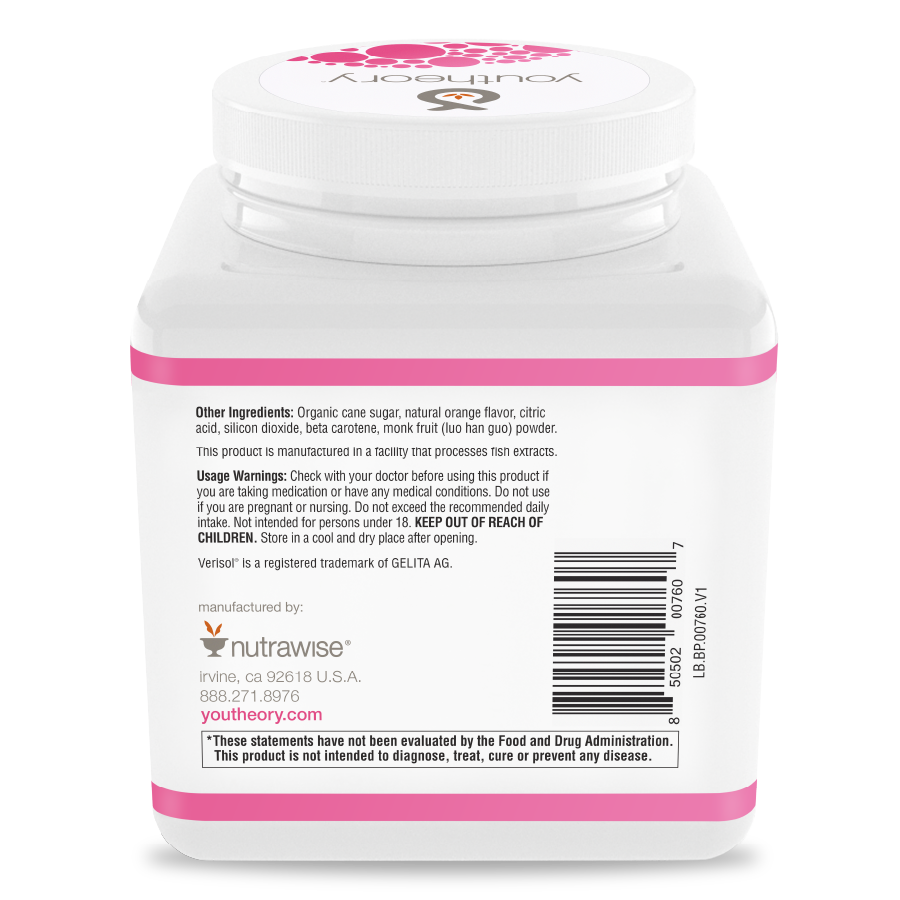 Beauty Powder Bottle Back View