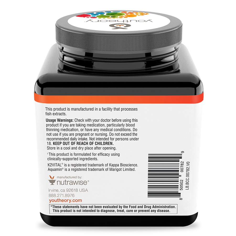 Bone Collagen Bottle Back View