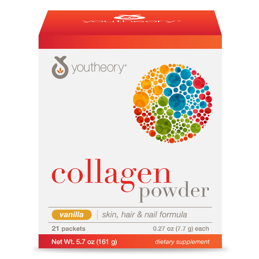 Collagen Powder Vanilla Flavor Box Front Side