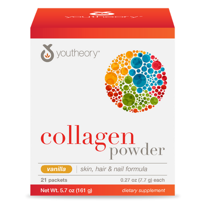 Collagen Powder Vanilla Flavor Box Front Side