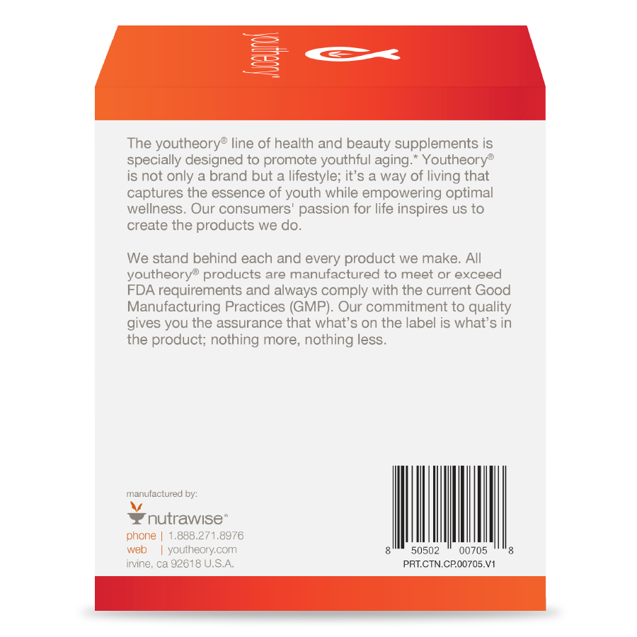 Collagen Powder Vanilla Flavor Box Back Side