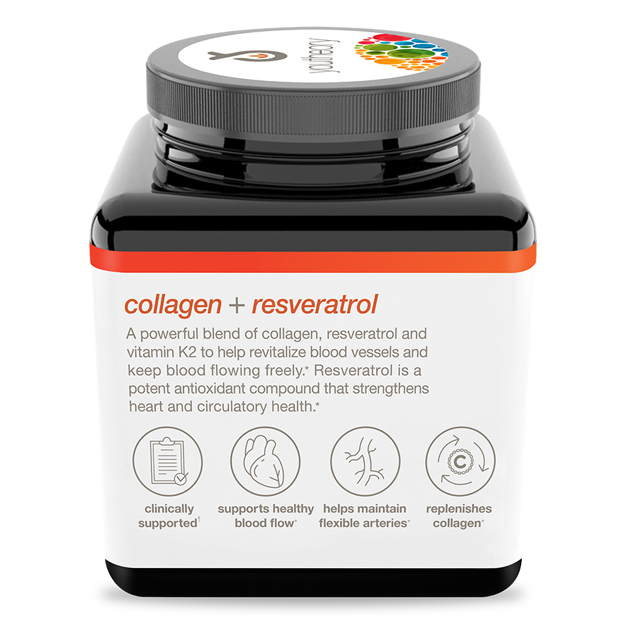 Heart Collagen 150 Tablets Bottle Left Side