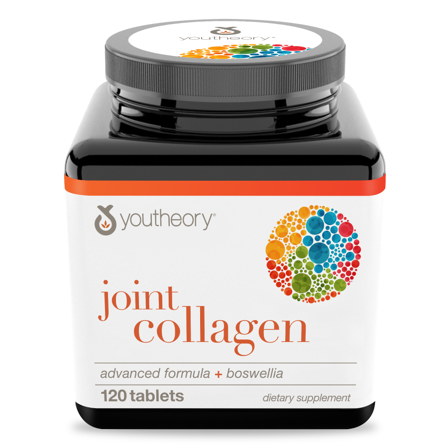 Joint Collagen 120 Tablets Bottle Front Side