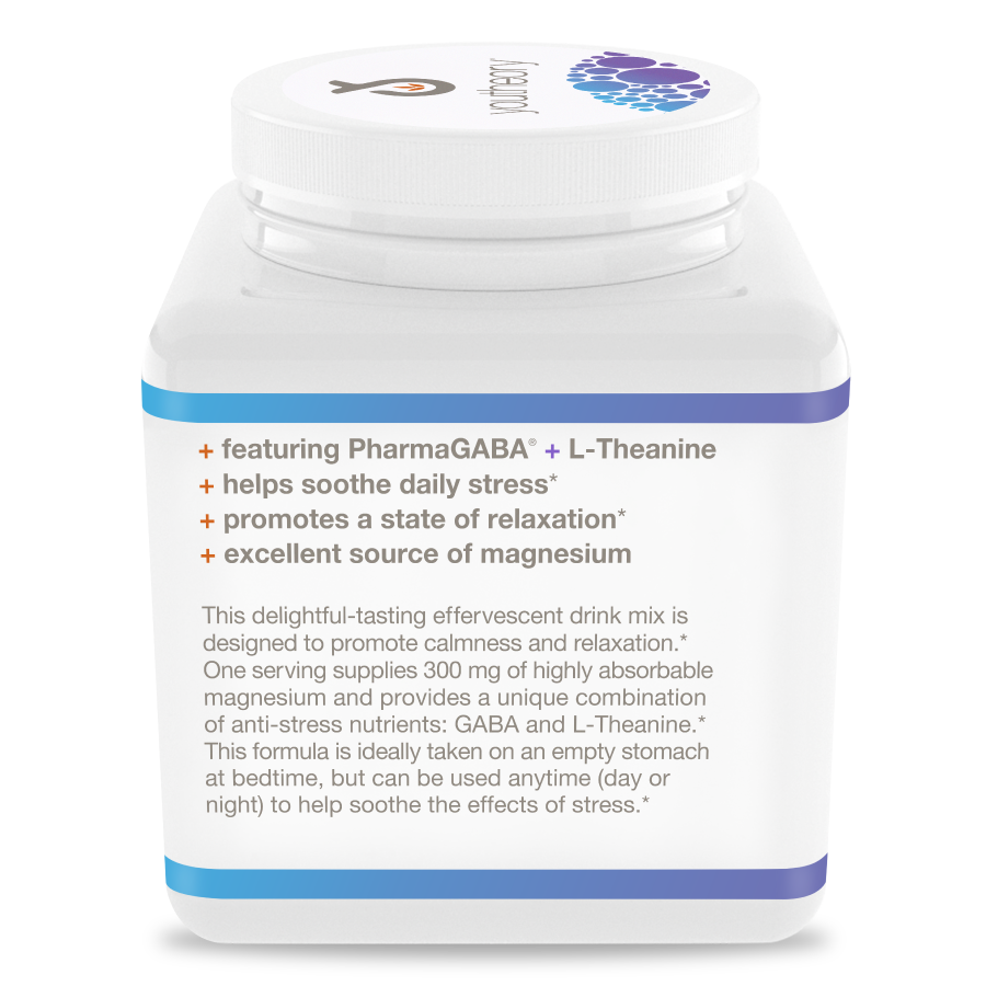 Relax Magnesium Powder Bottle Left Side