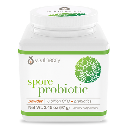 Spore Probiotic Powder Bottle Front Side