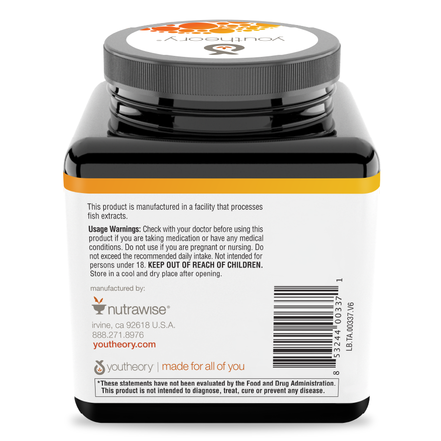 Turmeric 120 Tablets Bottle Back Side