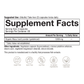 Womens Maca Root 120 Capsules Supplement Facts